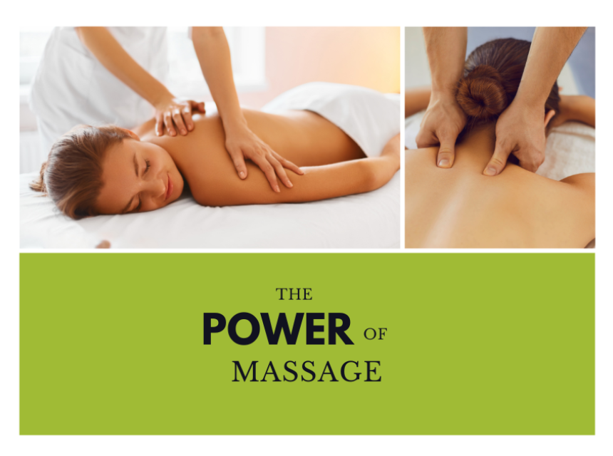 women being massaged