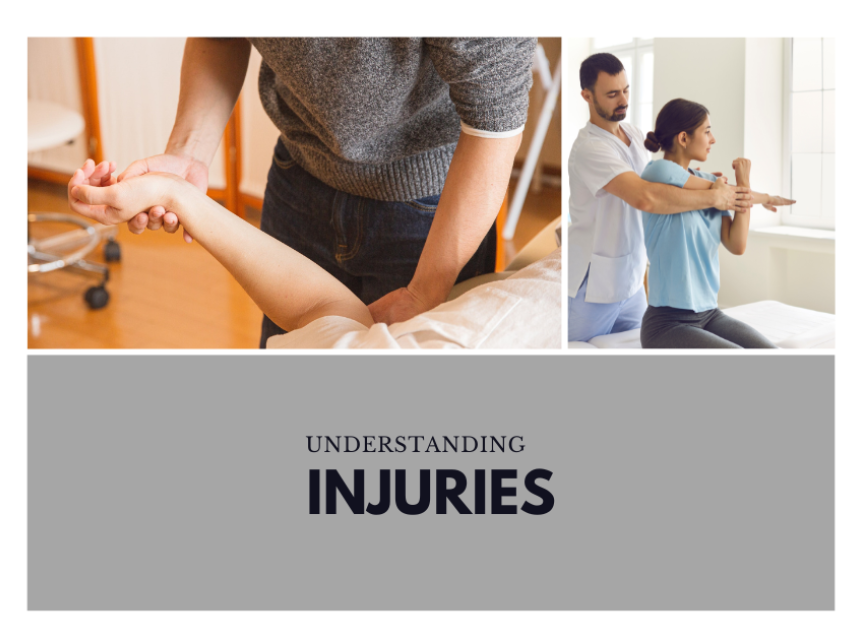 people being treated for injuries